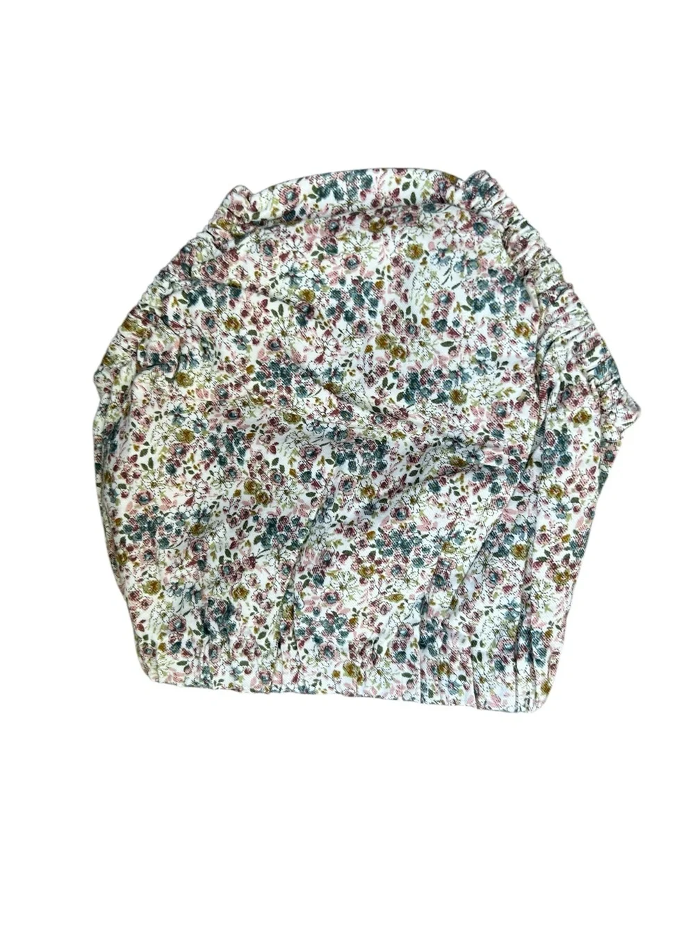 Felpeto Floral Baby Bloomers Nappy Diaper Cover Made in Spain Sz 1 NWOT